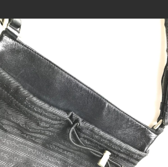 Prada Black Nylon Shoulder Bag Pochette - Picture 3 of 12